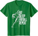 Eat Sleep Football Repeat Football Lovers Youth Kids Boys