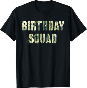 Camouflage Theme BIRTHDAY SQUAD Party Military Hunting Camo