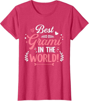 Grandma Mothers Day Shirt World's Best Grami Mom