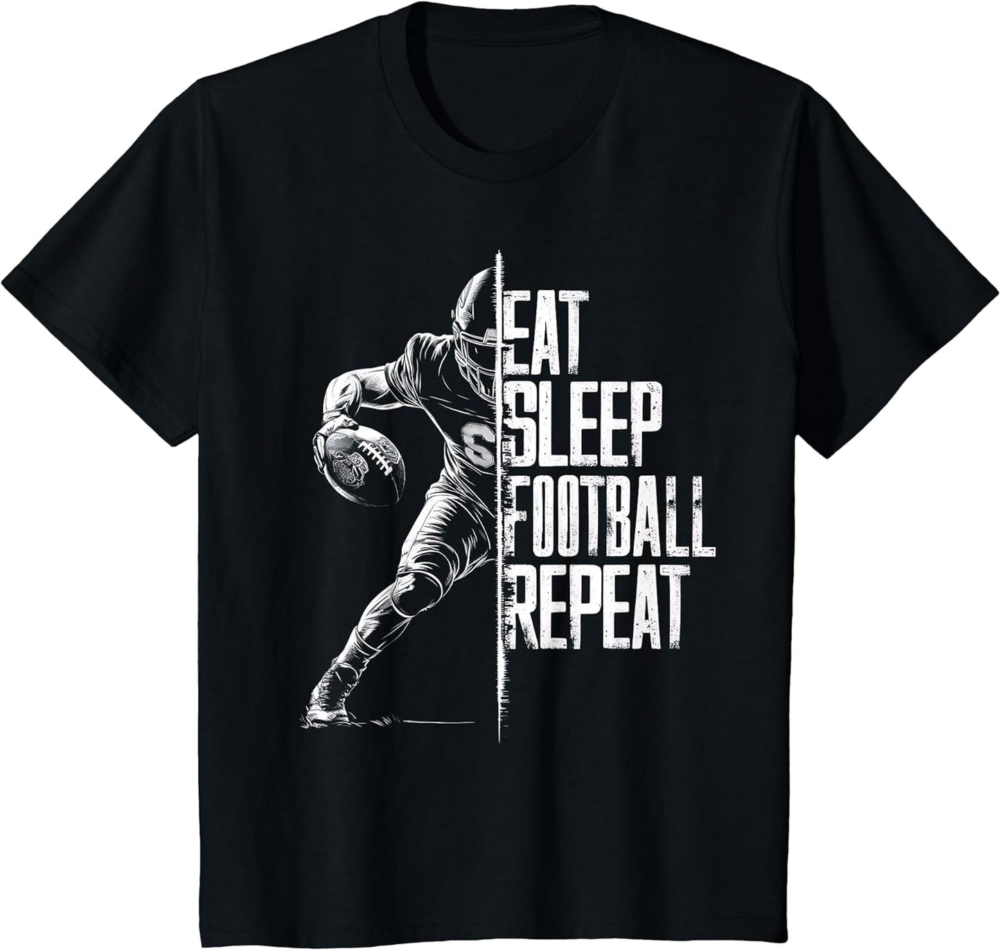 Eat Sleep Football Repeat Football Lovers Youth Kids Boys