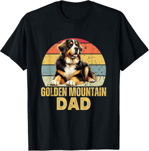 Golden Mountain Dog Dad Funny Retro Dog Owner & Lover