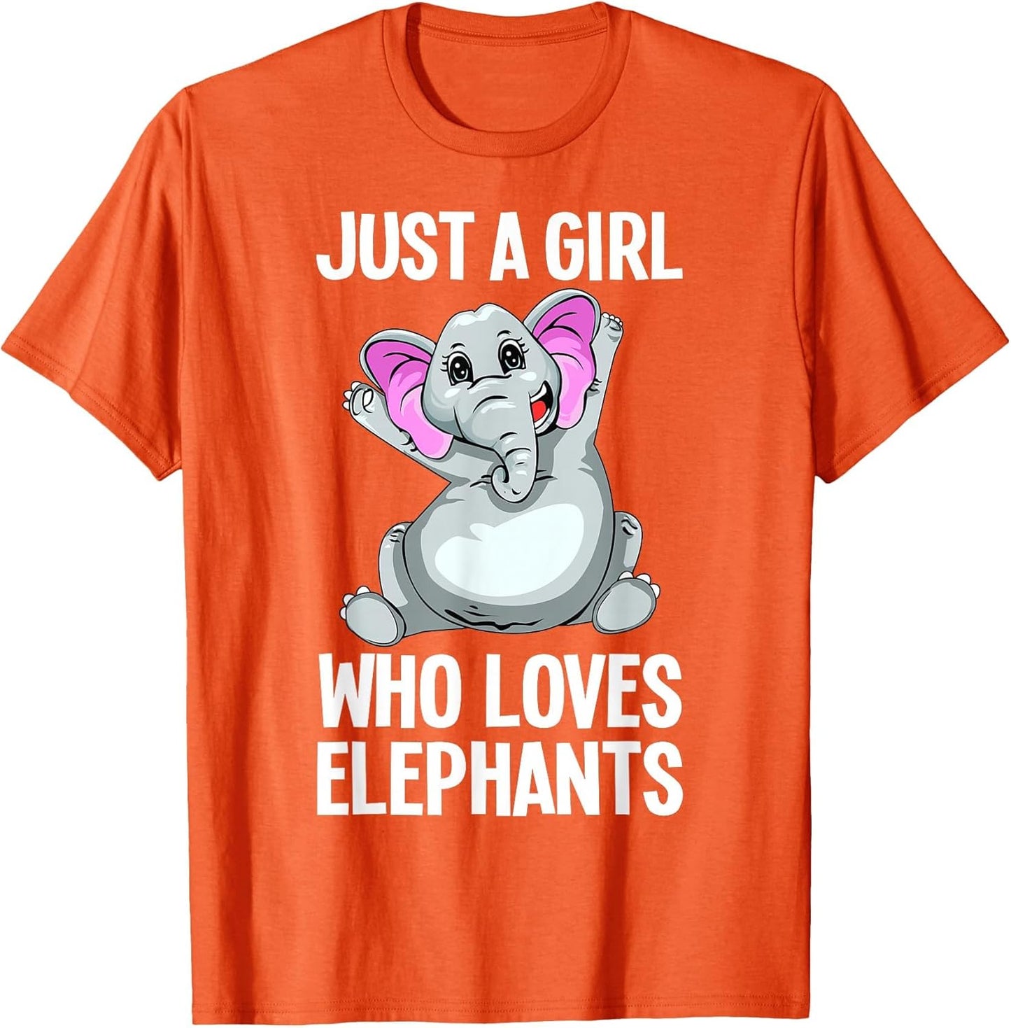 Funny Elephant Design for Girls Women Kids Elephant Lover