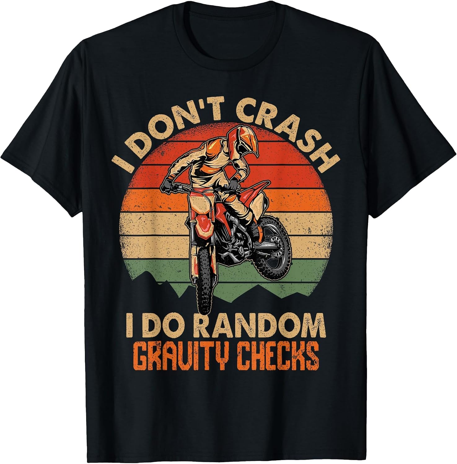 Funny Dirt Bike Shirt Boys Men Motocross Dirt Bike Rider