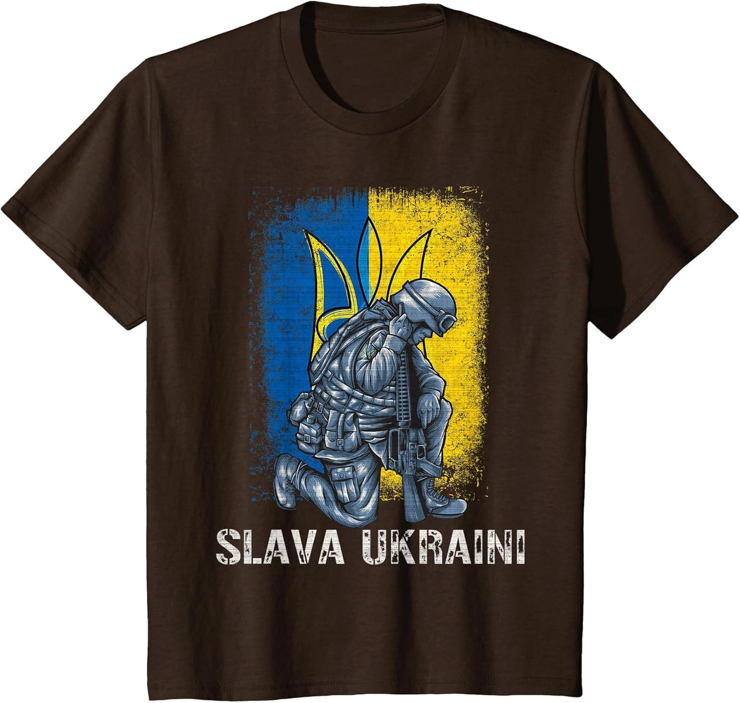Slava Ukraini Glory to Ukraine Pro Ukraine Trident Emblem