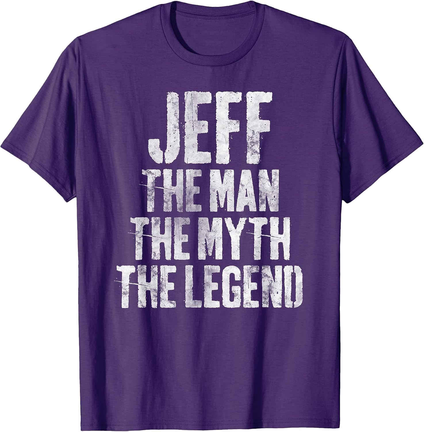 Personalized Shirt Jeff The Man The Myth The Legend