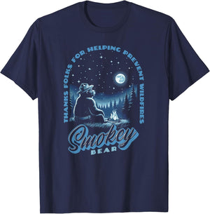 Stargazing Smokey Bear Thanks for Helping Prevent Wildfires