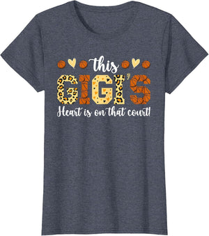 Gigi's Heart Basketball Gigi of A Basketball Player