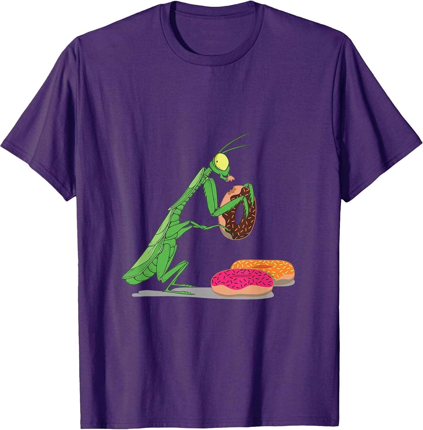 The mantis prefers to eat donuts