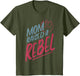 Star Wars Mom Raised A Rebel Red Text Rebel Logo