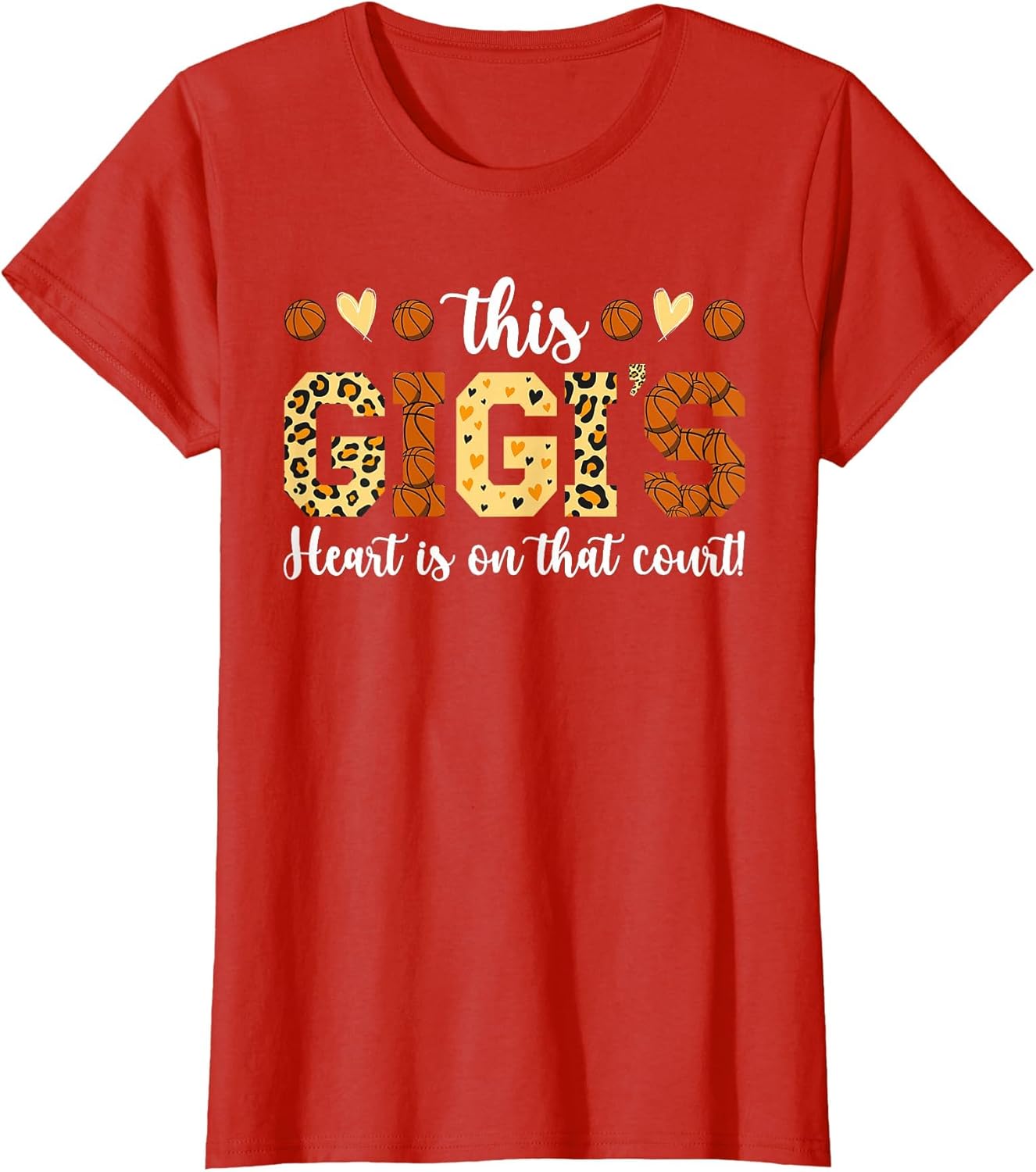 Gigi's Heart Basketball Gigi of A Basketball Player