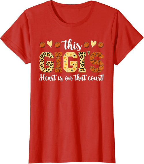 Gigi's Heart Basketball Gigi of A Basketball Player