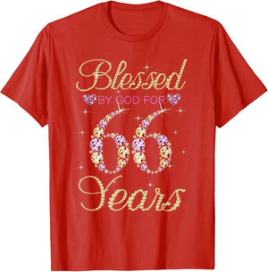 Blessed by God for 66 Years Funny 66th Birthday Women