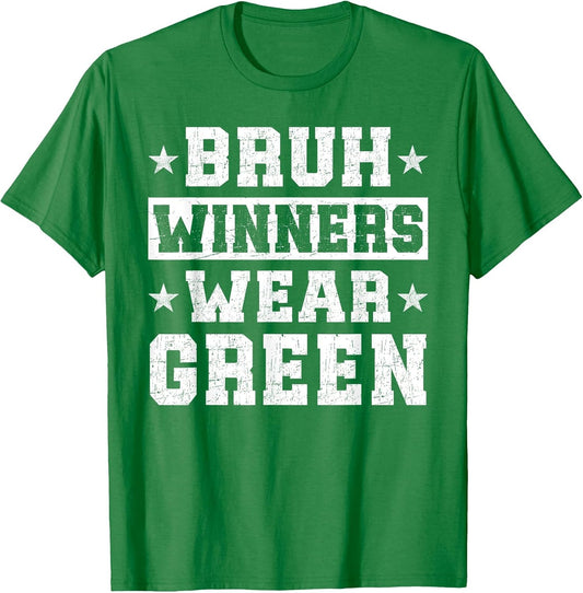 Spirit Week Winners Wear Green Camp Team Game Color Sports