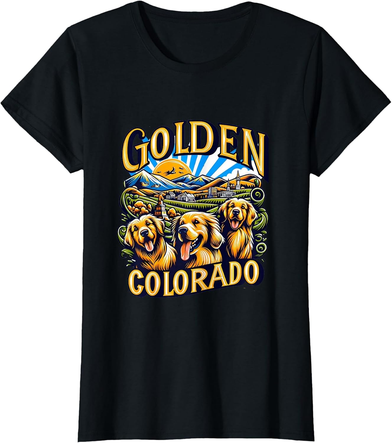 Golden Retrievers in Golden Colorado