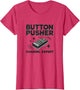 Button Pusher Channel Expert Funny Design