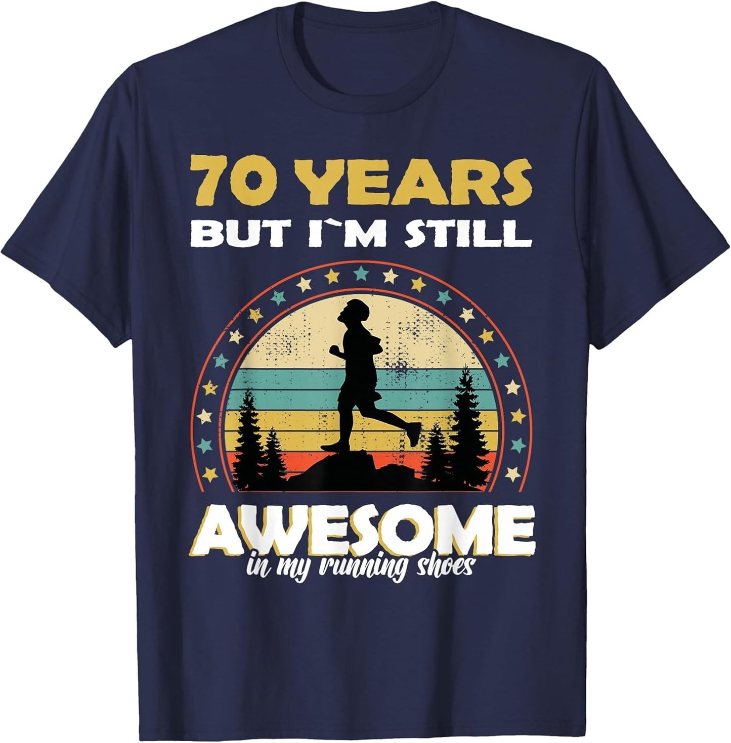 Funny Run Runner Awesome 70 Years Old Birthday