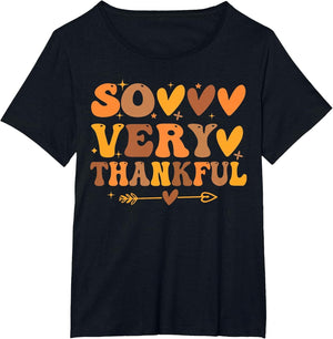 So Very Thankful Thanksgiving Sublimation Fall - Thankful