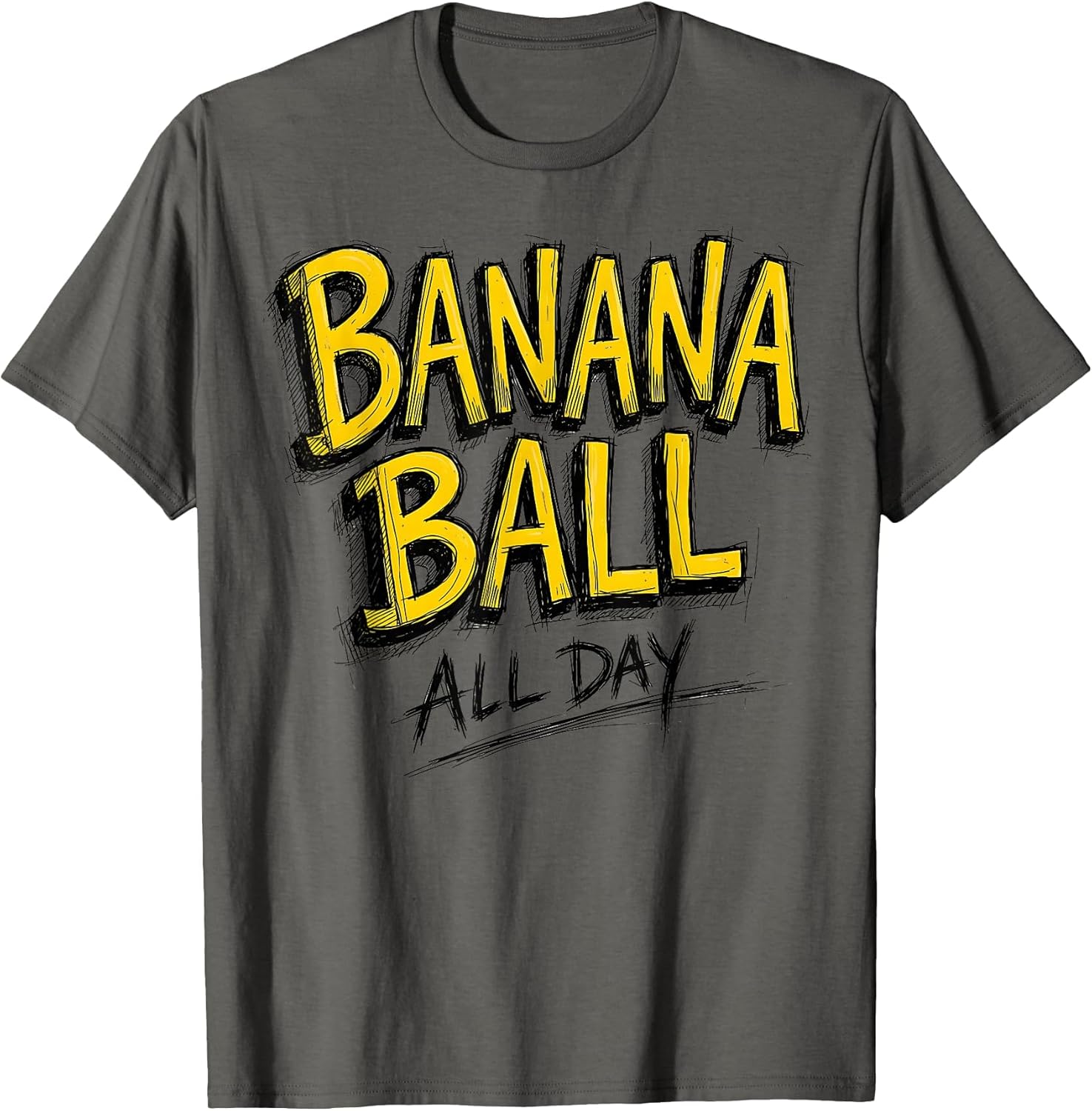 Banana Ball All Day Fun Tropical Sports Design