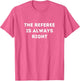 The Referee is Always Right - for Referee