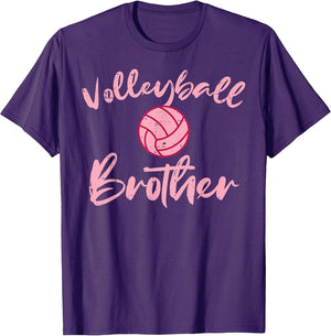 Pink Volleyball Brother Cute Family Matching Bro Boys Men