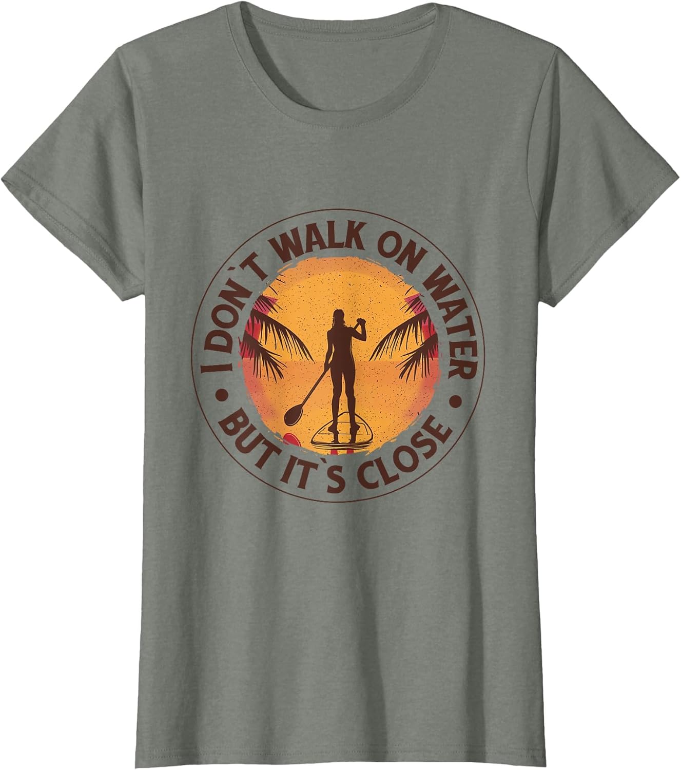 Funny Paddle Board Quote Paddle Boarding Retro Graphic