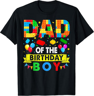 Dad of The Birthday Boy Master Builder Blocks Toy Building