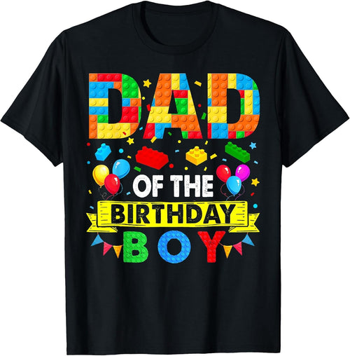 Dad of The Birthday Boy Master Builder Blocks Toy Building