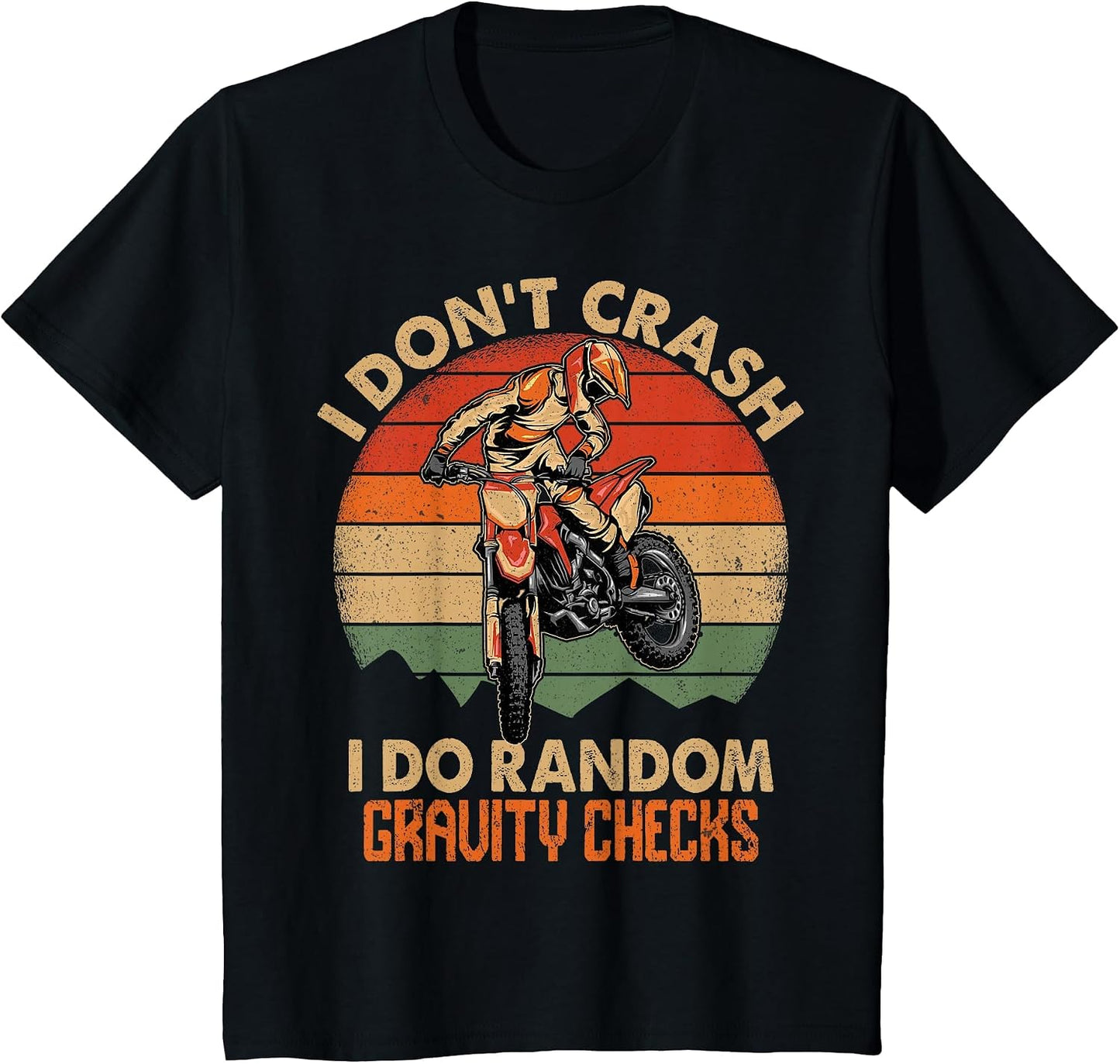Funny Dirt Bike Shirt Boys Men Motocross Dirt Bike Rider