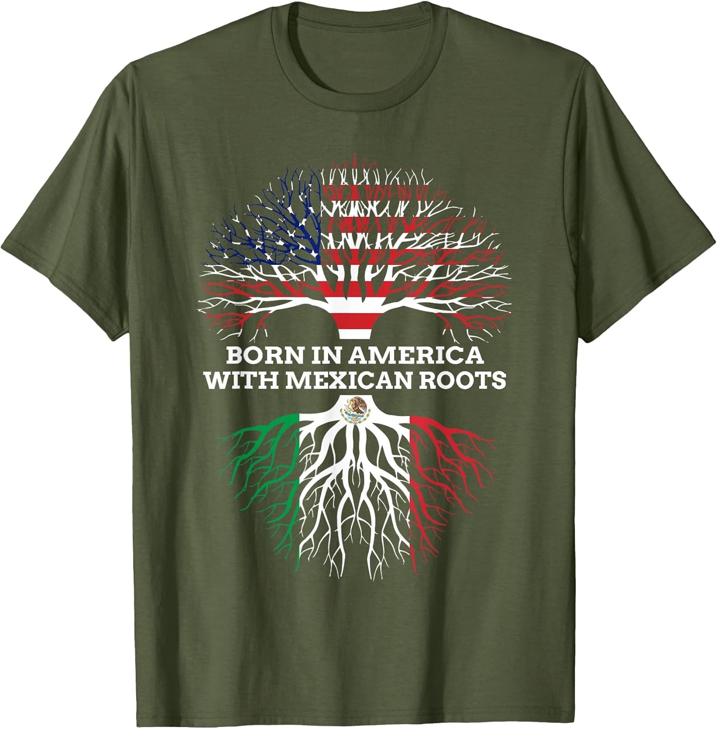 Born in America with Mexican Roots, Mexico USA Heritage