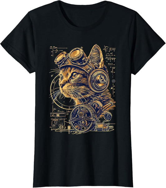 Steam Punk Art Cat Kitten Steampunk