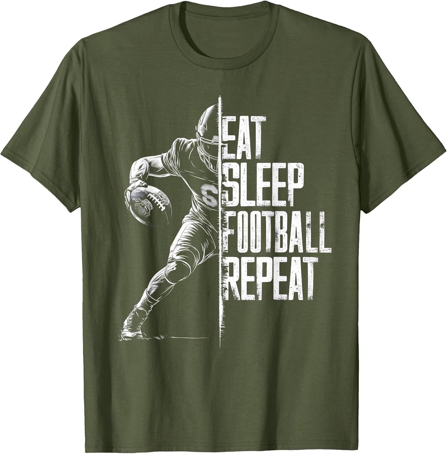 Eat Sleep Football Repeat Football Lovers Youth Kids Boys