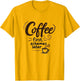 Funny Coffee First Schemes Later Caffeine Lover Humor