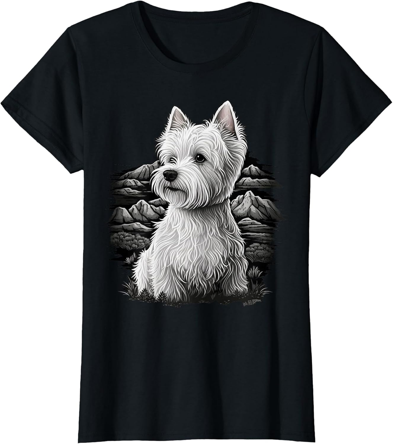 Cute Westie Dog on West Highland White Terrier Lover