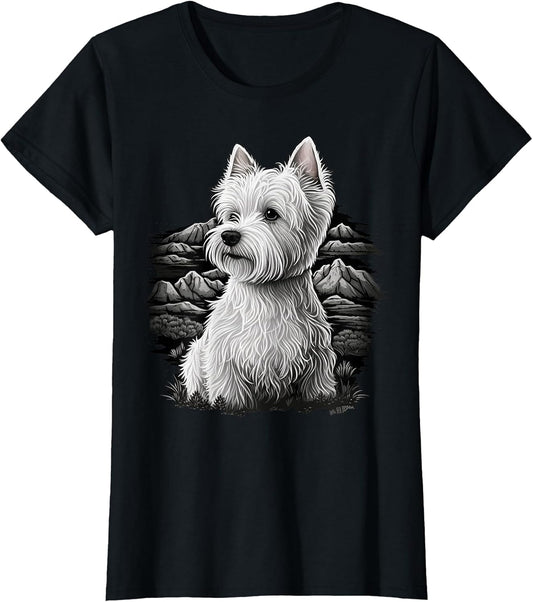 Cute Westie Dog on West Highland White Terrier Lover