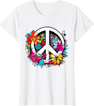 Peace Sign Symbol Flower Power Flowers 60s 70s