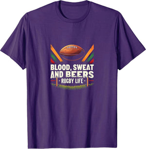 Blood, Sweat and Beers: Rugby Life Funny Sports Quote