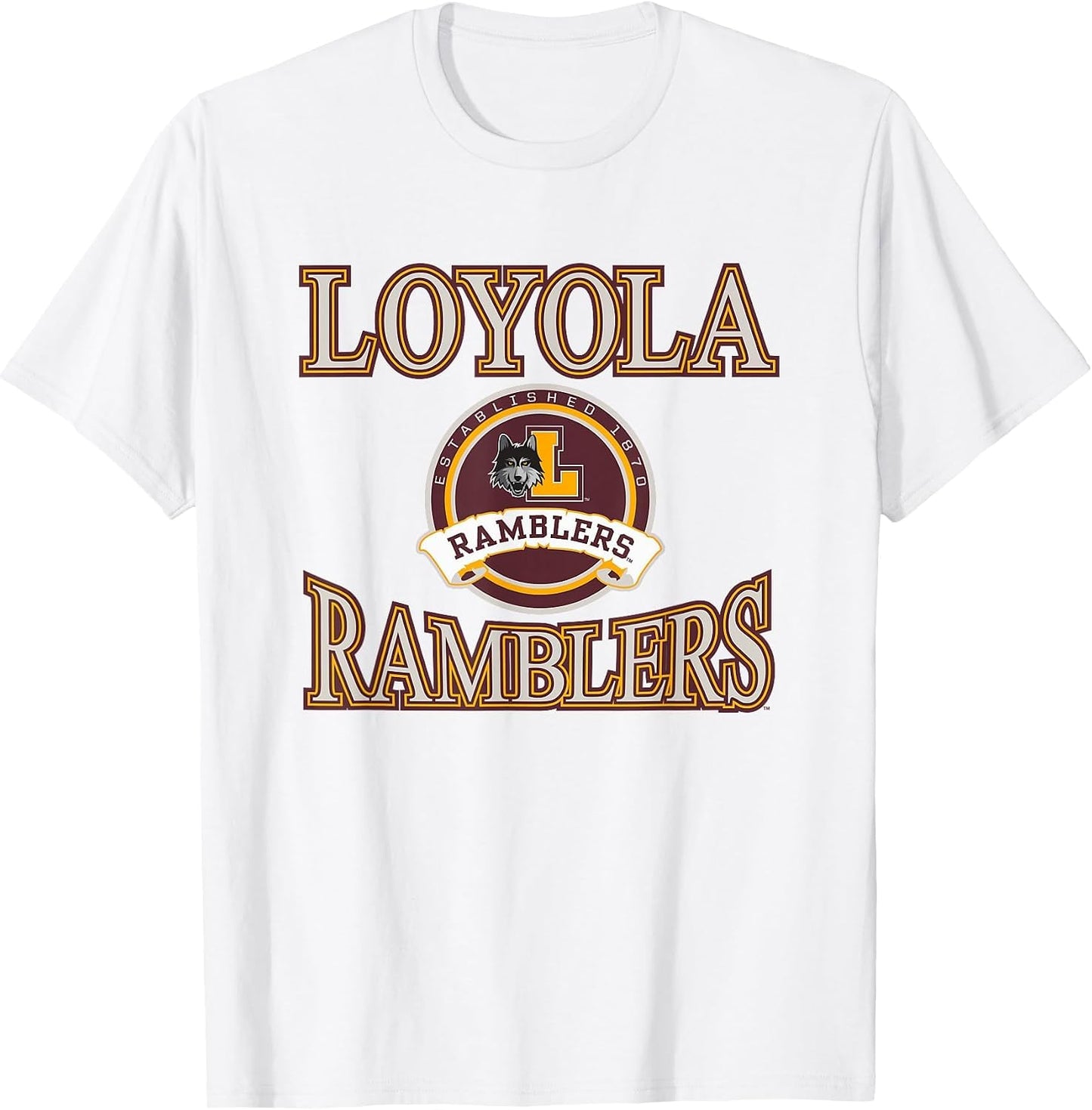 Loyola Chicago Ramblers Laurels Logo Officially Licensed