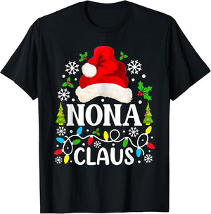Nona Claus Funny Christmas Family Matching Grandma