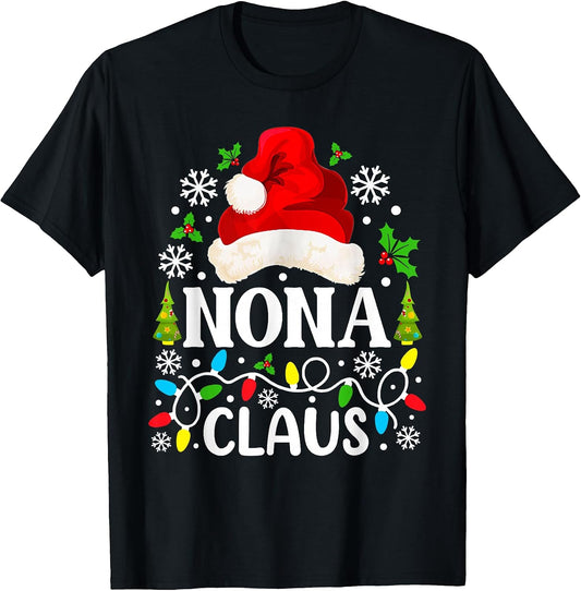 Nona Claus Funny Christmas Family Matching Grandma