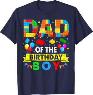 Dad of The Birthday Boy Master Builder Blocks Toy Building