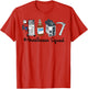 Funny Anesthesia Tech, Anesthesia Squad Goals CRNA Anesthesi , Men, Red, Large