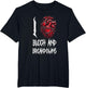 I Love Blegh and Breakdowns Bold Deathcore Vocalist Graphic