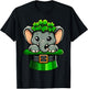 Elephant St Patricks Day Leprechaun Shamrock Irish Boys Girl