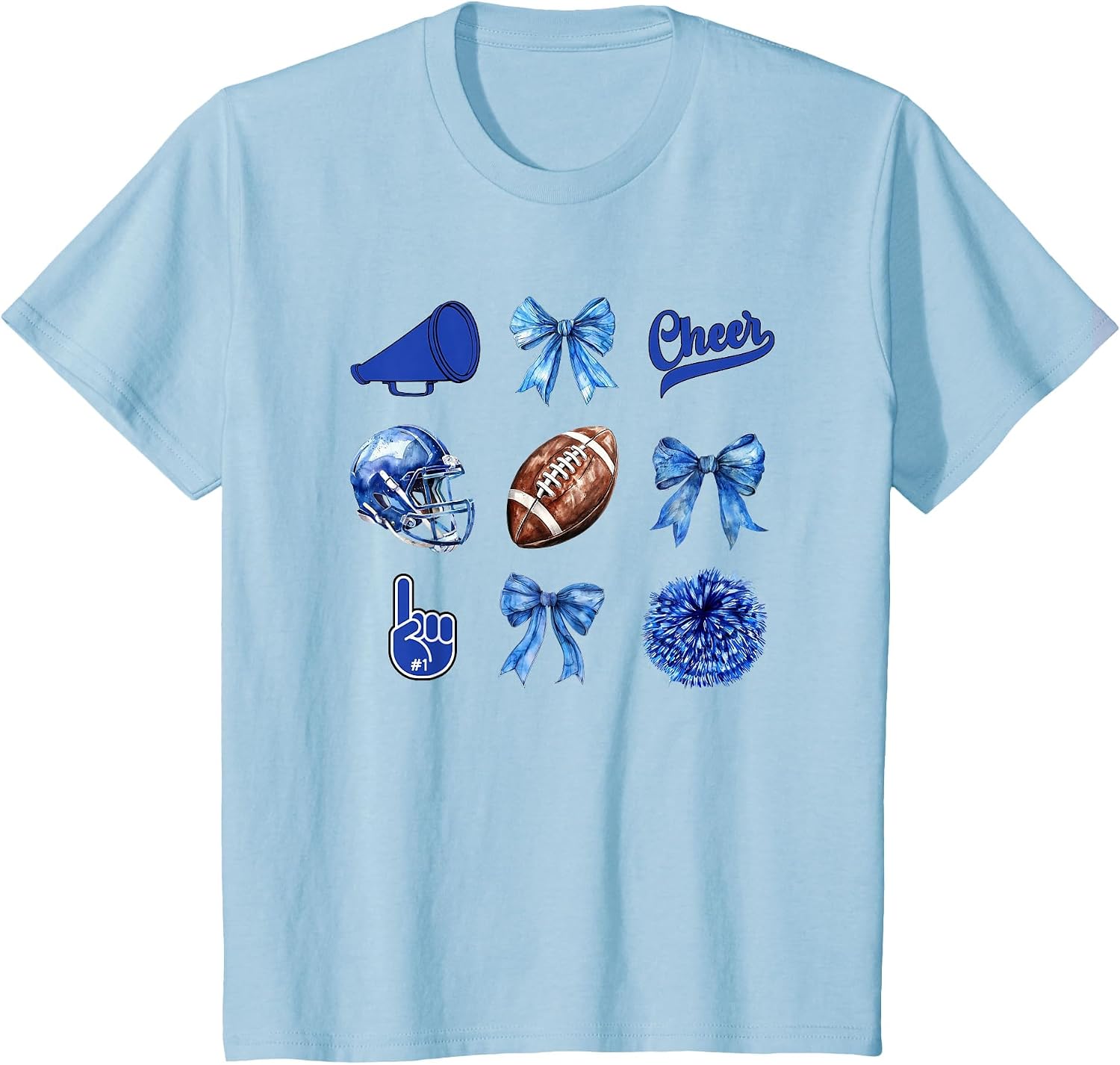 Football Coquette Bow Football Mom Game Day Women Girls Kids