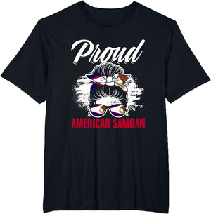 Proud American Samoan Messy Hair Samoa Pride American Samoa