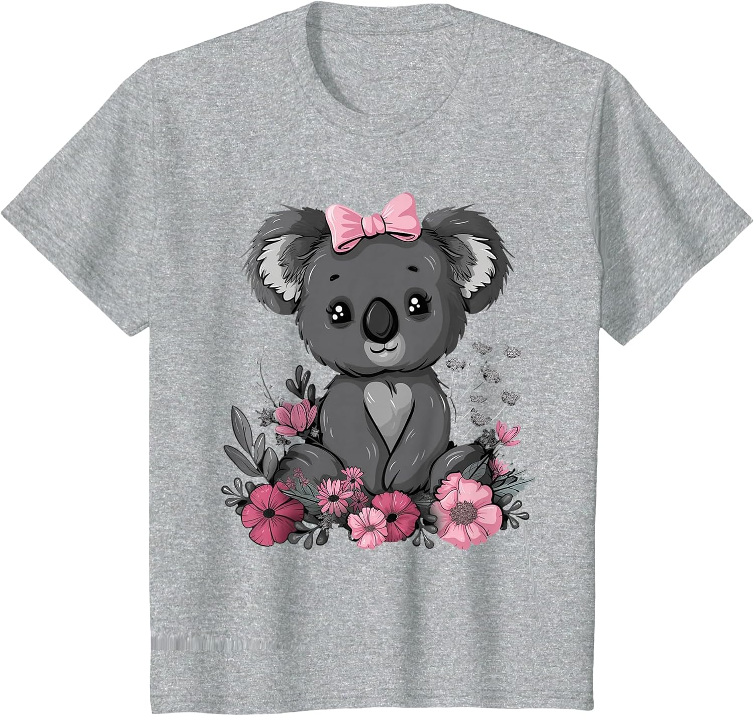 Koala Kawaii Koala Bear Pink Bow Flowers Girls Kids