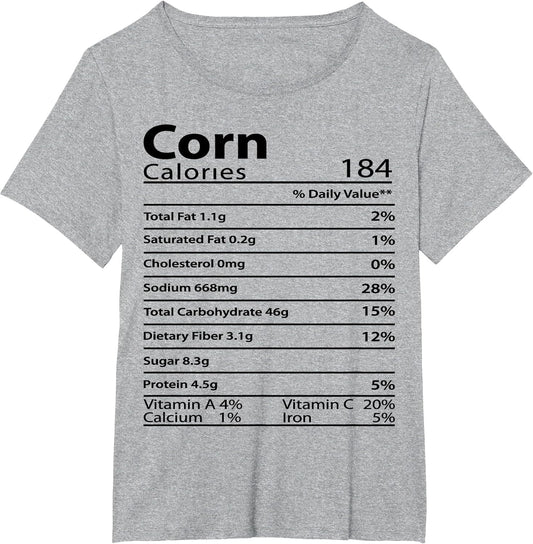 Corn Thanksgiving Nutrition Ingredients Nutritional Table
