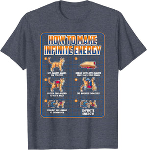 Funny Science Sarcasm Hypothesis Infinite Energy Loop Cat