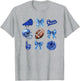 Football Coquette Bow Football Mom Game Day Women Girls Kids