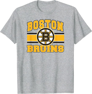 Boston Bruins Stripe Gray Officially Licensed